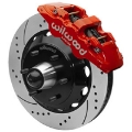 Picture of Wilwood 63-87 C10 CPP Spindle AERO6 Front BBK 14in Drilled-Slotted 6x5-5 BC - Red