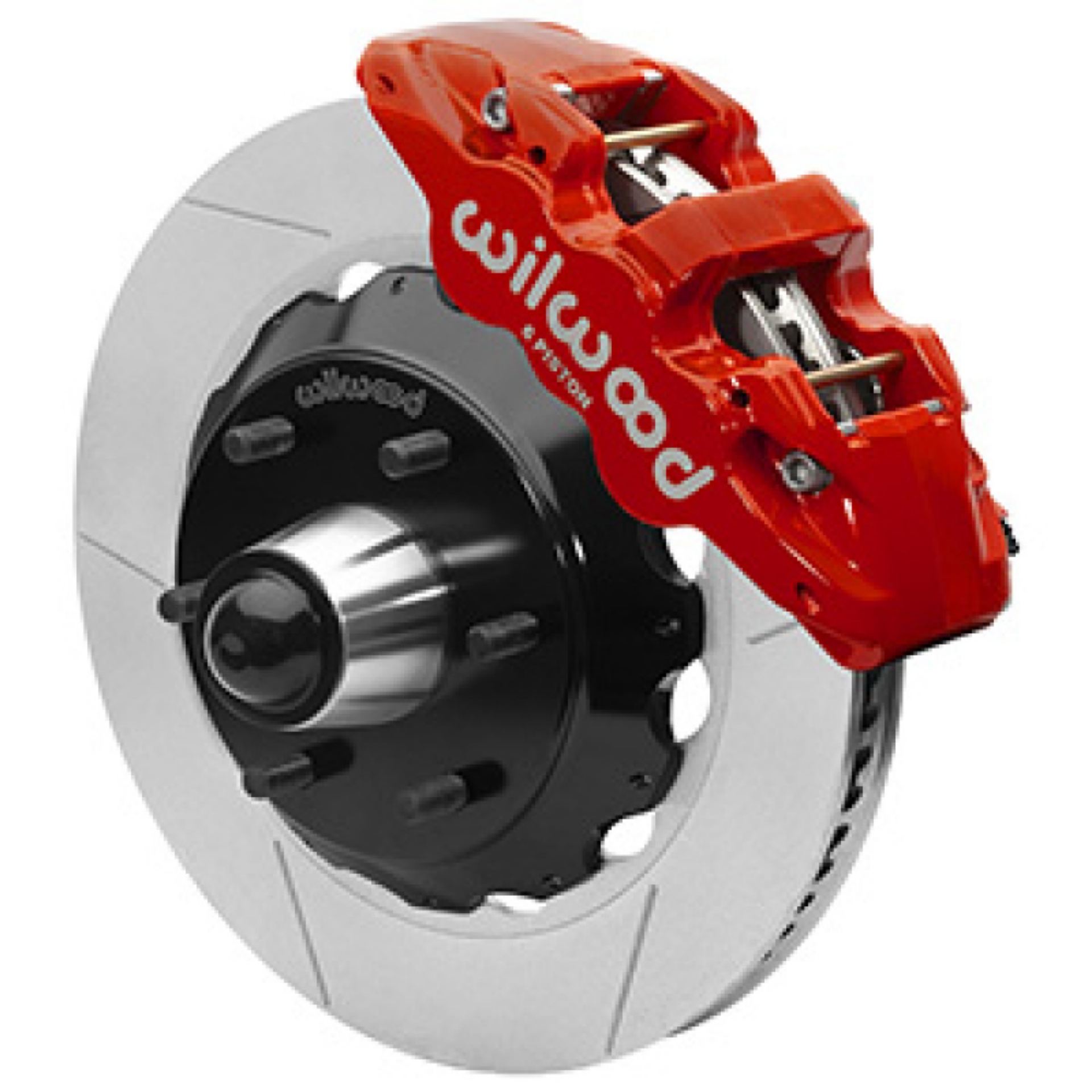 Picture of Wilwood 63-87 C10 CPP Spindle AERO6 Front BBK 14in Slotted 6x5-5 BC - Red