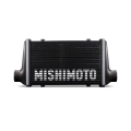 Picture of Mishimoto Universal Carbon Fiber Intercooler - Matte Tanks - 525mm Black Core - C-Flow - DG V-Band