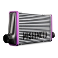 Picture of Mishimoto Universal Carbon Fiber Intercooler - Matte Tanks - 525mm Silver Core - C-Flow - BL V-Band