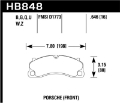 Picture of Hawk 16-19 Porsche 911 4-0L Exc-Cayman 3-8L 2016 Porsche Cayman DTC-80 Front Brake Pads