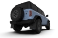 Picture of Rally Armor 21-25 Ford Bronco Plstc Bmpr + RR - NO Rptr-Sprt Blk Mud Flap w-Area Blue Logo