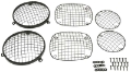 Picture of Kentrol 76-86 Jeep CJ Powdercoat Wire Mesh Guard Set 6 Pieces Black