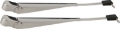 Picture of Kentrol 87-95 Jeep Wrangler YJ Windshield Wiper Arms Pair - Polished Silver