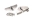Picture of Kentrol 76-95 Jeep CJ-Wrangler YJ Windshield Hinge Pair - Polished Silver