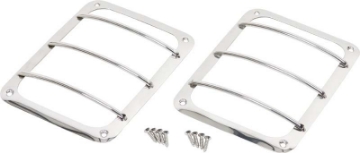 Picture of Kentrol 07-18 Jeep Wrangler JK Taillight Guard Pair - Polished Silver