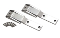 Picture of Kentrol 97-04 Jeep Wrangler TJ Tailgate Hinge Pair - Polished Silver