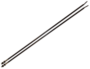 Picture of Kentrol 72-86 Jeep CJ Strut Rod Kit - Powdercoat Black