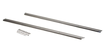 Picture of Kentrol 87-95 Jeep Wrangler YJ Rocker Guards Pair - Polished Silver