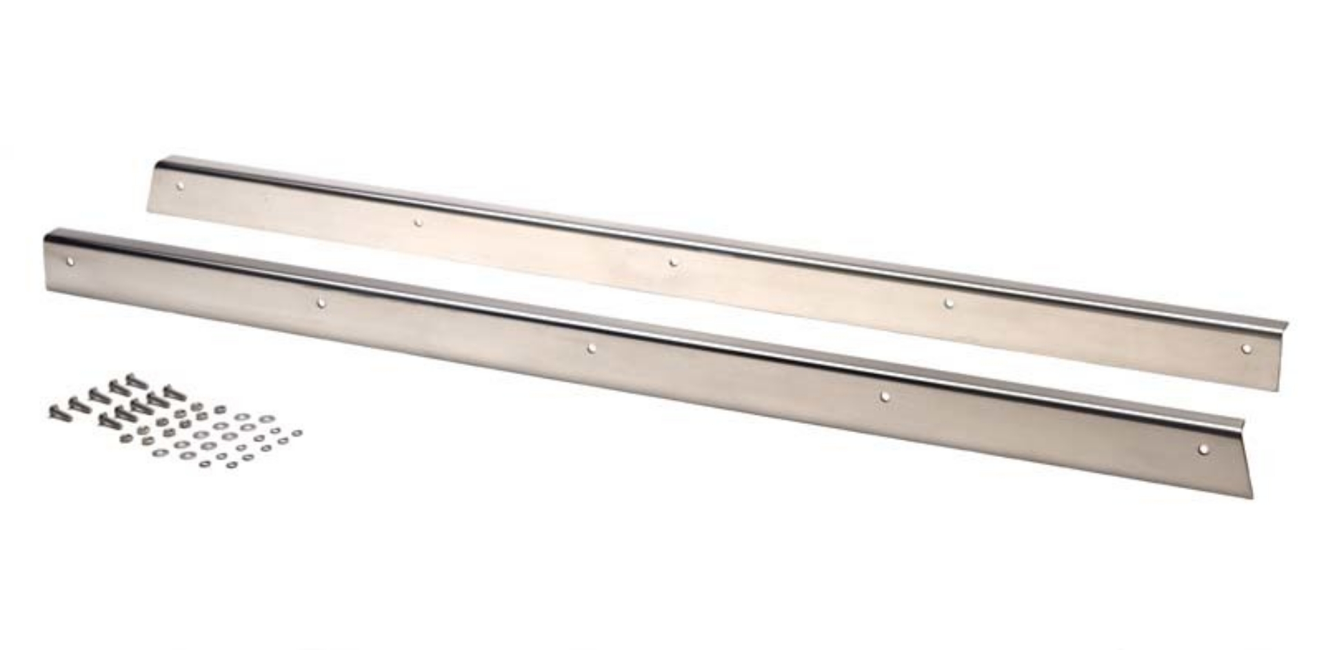 Picture of Kentrol 55-83 Jeep CJ5 Rocker Guards Pair - Polished Silver