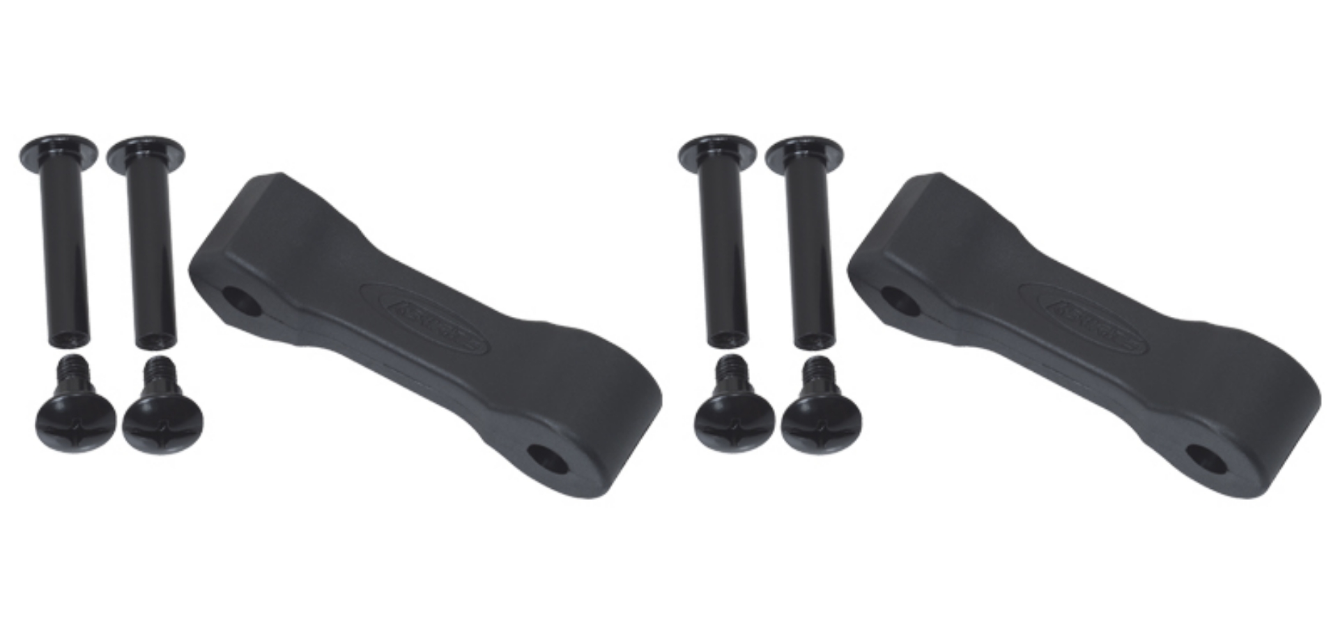 Picture of Kentrol 97-06 Jeep Wrangler TJ Replacement Hood Catch Rubbers Pair - Textured Black