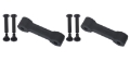 Picture of Kentrol 07-18 Jeep Wrangler JK Replacement Hood Catch Rubbers Pair - Textured Black