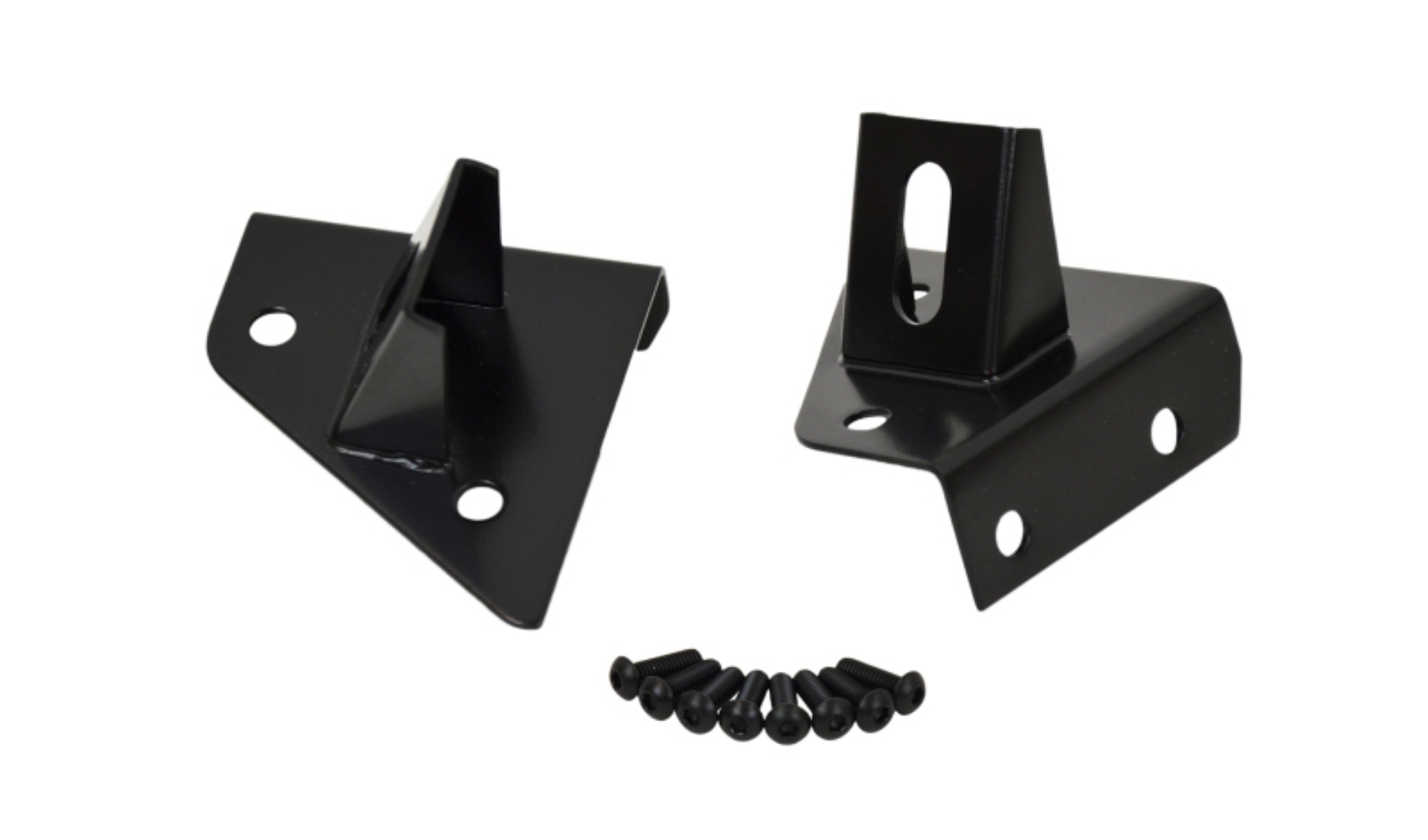 Picture of Kentrol 76-95 Jeep CJ-Wrangler YJ Light Bracket Pair - Powdercoat Black