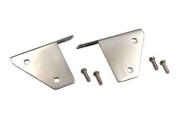 Picture of Kentrol 76-95 Jeep CJ-Wrangler YJ Spot Light Bracket Pair - Polished Silver