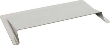 Picture of Kentrol 07-18 Jeep Wrangler JK Hood Vent Air Scoop - Polished Silver