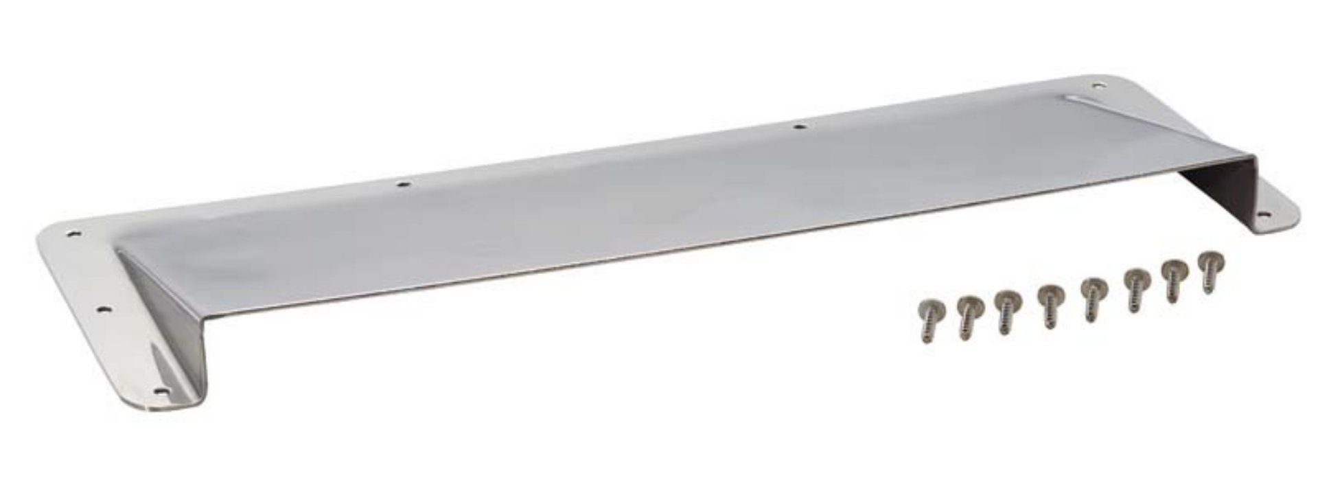 Picture of Kentrol 78-95 Jeep CJ-Wrangler YJ Hood Vent Air Scoop - Polished Silver