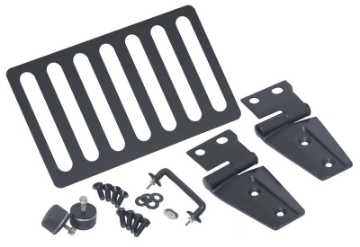 Picture of Kentrol 07-18 Jeep Wrangler JK Hood Kit Without Hood Catch - Textured Black