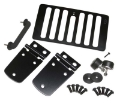 Picture of Kentrol 98-06 Jeep Wrangler TJ Hood Kit Without Hood Catch - Powdercoat Black