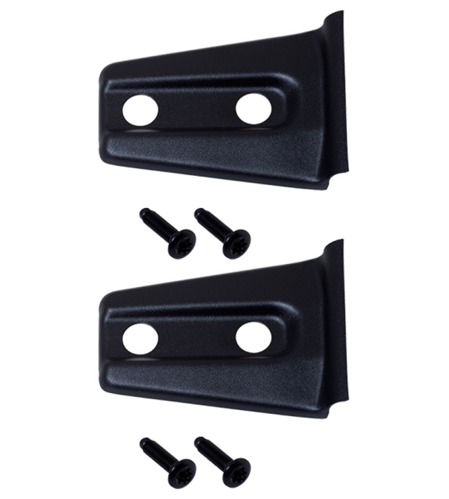 Picture of Kentrol 07-18 Jeep Wrangler JK Hood Hinge Overlays Pair- Textured Black