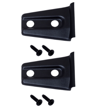 Picture of Kentrol 07-18 Jeep Wrangler JK Hood Hinge Overlays Pair- Textured Black