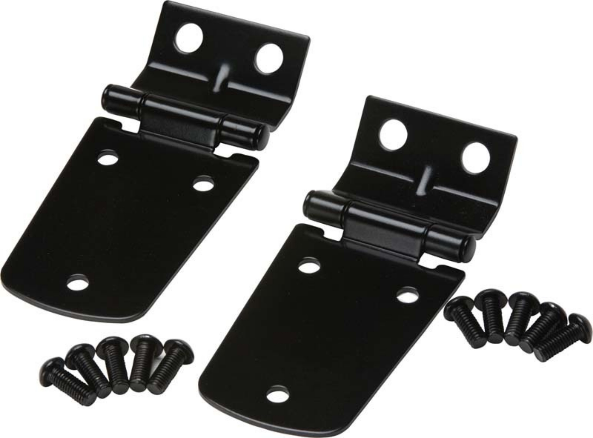 Picture of Kentrol 97-06 Jeep Wrangler TJ Hood Hinge Pair - Powdercoat Black