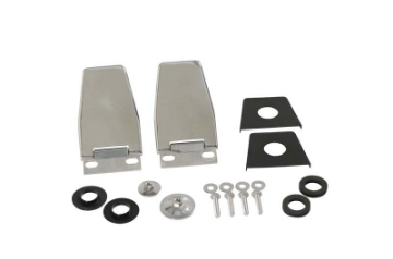 Picture of Kentrol 87-06 Jeep Wrangler TJ-YJ Hardtop Liftgate Hinge Pair - Polished Silver