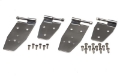 Picture of Kentrol 94-95 Jeep Wrangler YJ Hardtop Door Hinge Set 4 Pieces - Polished Silver