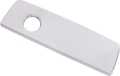 Picture of Kentrol 07-18 Jeep Wrangler JK Glove Box Door H-le Cover - Polished Silver