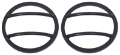 Picture of Kentrol 07-18 Jeep Wrangler JK Fog Light Cover Pair - Textured Black