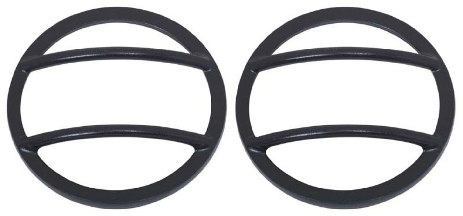 Picture of Kentrol 07-18 Jeep Wrangler JK Fog Light Cover Pair - Textured Black