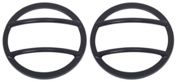 Picture of Kentrol 07-18 Jeep Wrangler JK Fog Light Cover Pair - Textured Black