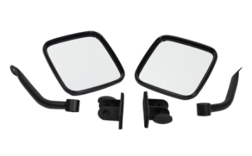 Picture of Kentrol 97-18 Jeep Wrangler TJ-JK E-Z Detach Mirrors Pair - Textured Black