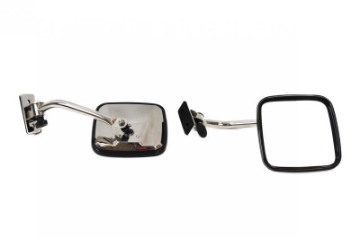Picture of Kentrol 97-18 Jeep Wrangler TJ-JK E-Z Detach Mirrors Pair - Polished Silver