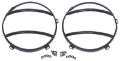Picture of Kentrol 07-18 Jeep Wrangler JK Euro Headlight Guards Pair - Textured Black