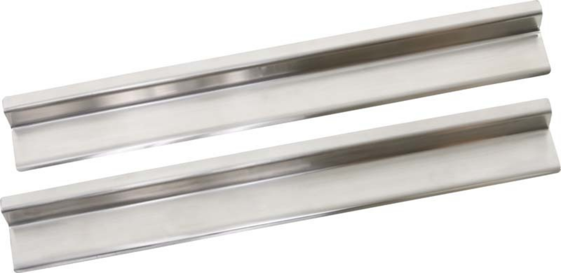 Picture of Kentrol 07-18 Jeep Wrangler JK Entry Guards Pair 2 Door - Polished Silver