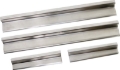 Picture of Kentrol 07-18 Jeep Wrangler JK Entry Guards 4 Pieces 4 Door - Polished Silver