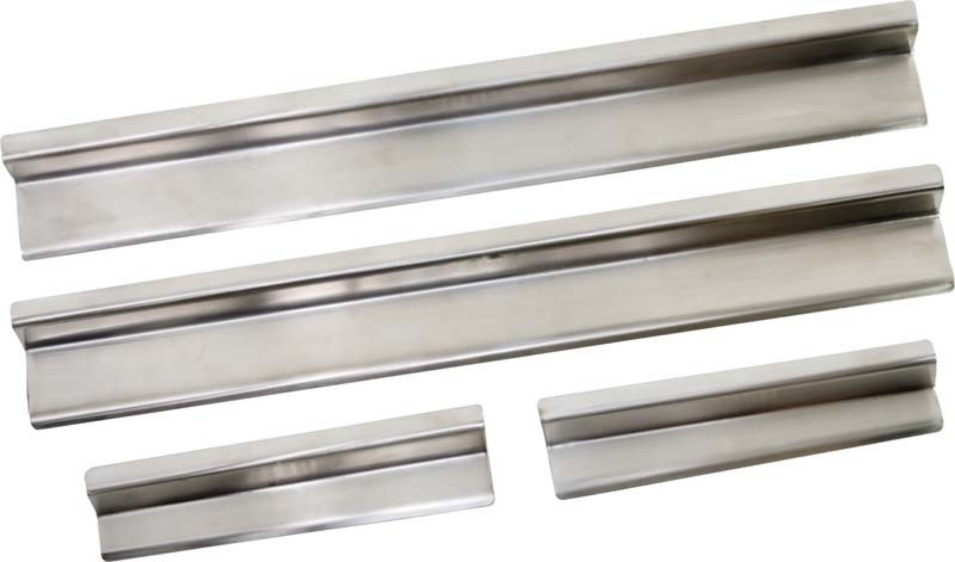 Picture of Kentrol 07-18 Jeep Wrangler JK Entry Guards 4 Pieces 4 Door - Polished Silver