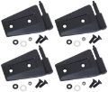 Picture of Kentrol 07-18 Jeep Wrangler JK Door Hinge Set 4 Pieces 2 Door - Textured Black