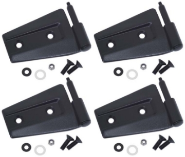 Picture of Kentrol 07-18 Jeep Wrangler JK Door Hinge Set 4 Pieces 2 Door - Textured Black