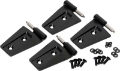 Picture of Kentrol 07-18 Jeep Wrangler JK Door Hinge Set 4 Pieces 2 Door - Powdercoat Black