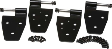 Picture of Kentrol 97-06 Jeep Wrangler TJ Door Hinge Set 4 Pieces - Powdercoat Black