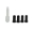 Picture of Kentrol 07-18 Jeep Wrangler JK Door Hinge Liners 2 Door - Textured Black
