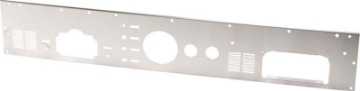 Picture of Kentrol 76-86 Jeep CJ Dash Panel Without Radio Opening Brushed Silver