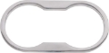 Picture of Kentrol 07-10 Wrangler JK Jeep Cup Holder Bezel - Polished Silver