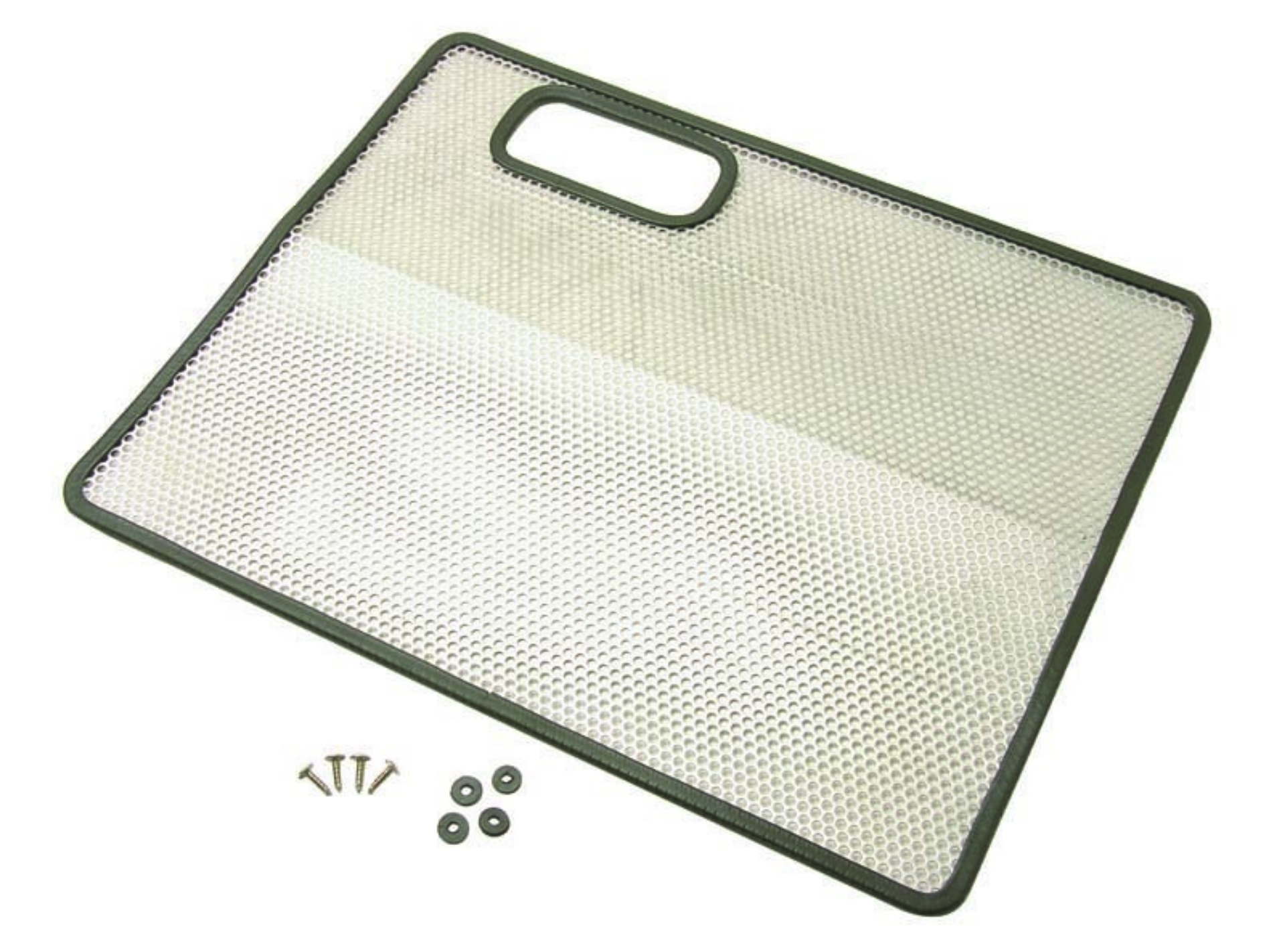 Picture of Kentrol 87-95 Jeep Wrangler YJ Bug Shield - Polished Silver