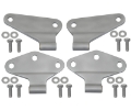 Picture of Kentrol 07-18 Jeep Wrangler JK Body Door Hinge Set 4 Pieces 2 Door Bare Grey