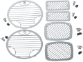 Picture of Kentrol 97-06 Jeep Wrangler TJ Billet Style Light Kit 6 Pieces - Polished Silver