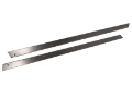 Picture of Kentrol 55-83 Jeep CJ5 Rocker Guards Black Powdercoat Stainless