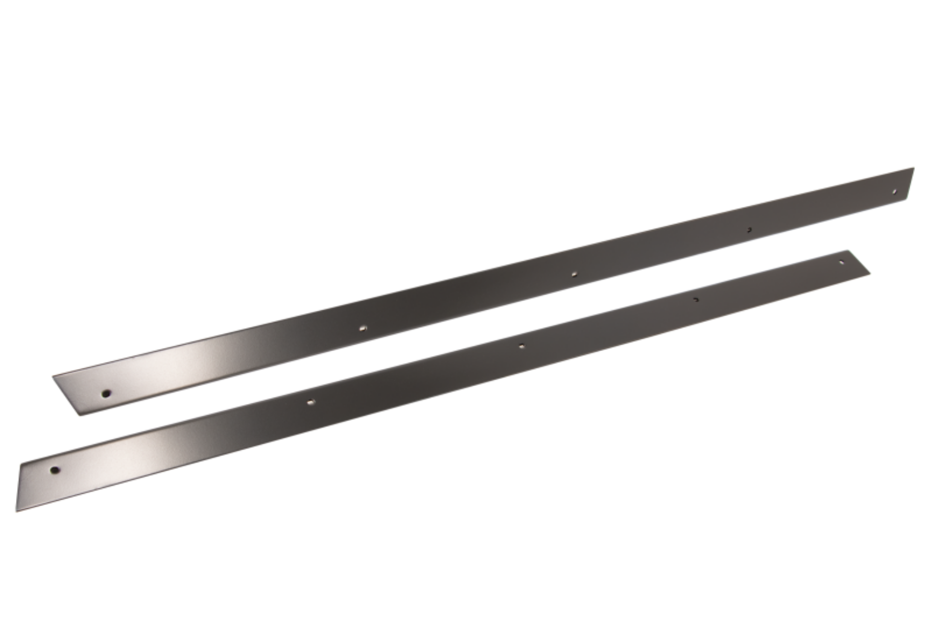 Picture of Kentrol 55-83 Jeep CJ5 Rocker Guards Black Powdercoat Stainless