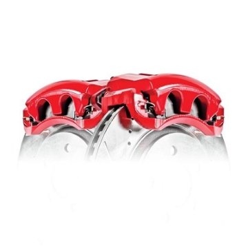 Picture of Power Stop 03-06 Mitsubishi Lancer Front Red Caliper Pair